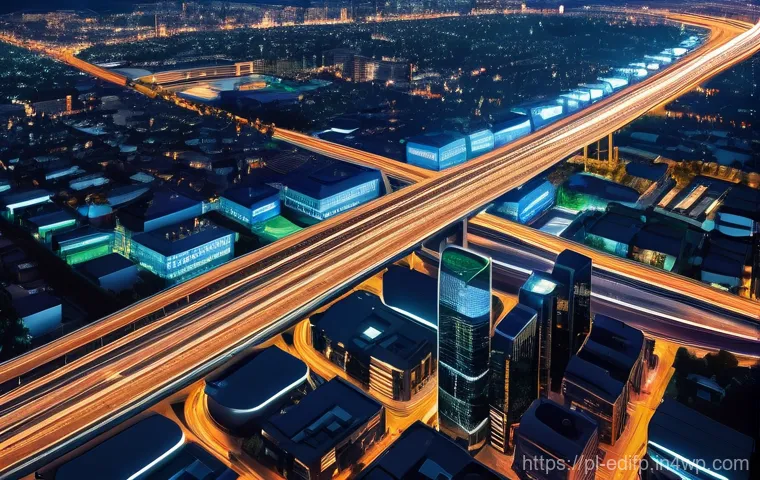 연합학습의 스케일링 문제 해결 전략 - **Prompt 1: Collaborative Privacy in a Digital Age**
    A vibrant, futuristic digital landscape whe...